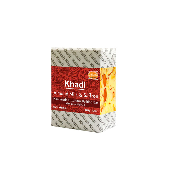 Almond Milk & Saffron Soap - 125 GM