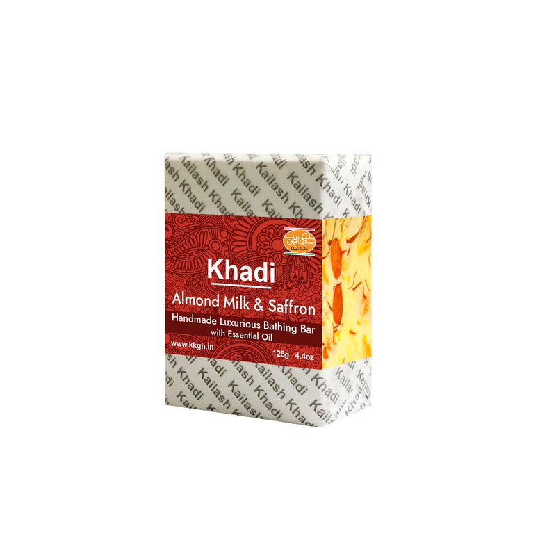 Almond Milk & Saffron Soap - 125 GM