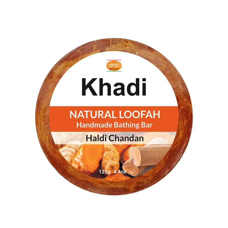 Haldi Chandan Loofah Soap - 125g