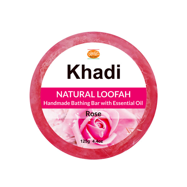 Rose Loofah Soap - 125g